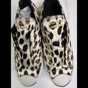 Jack Purcell Women’s Sz 6 Converse Slip On‎ Rare Archive Cheetah Print